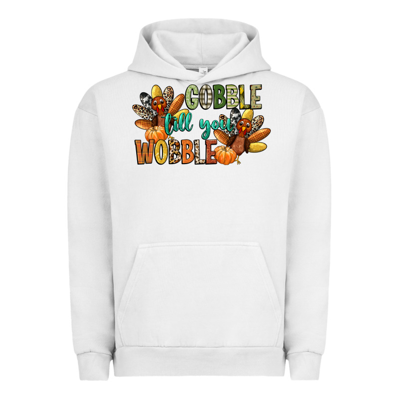 Gobble Till You Wobble Urban Hoodie by CowGirlArtShop | Teevron