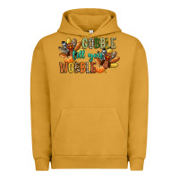 Pigment Peanut Butter gobble till you wobble Urban Hoodie - CowGirlArtShop