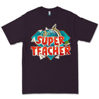 Plum super teacher Premium Tee - texasbilliewilder