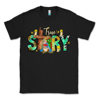 Black True Story Classic Tee - CowhideDigitalArt