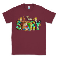 Burgundy True Story Classic Tee - CowhideDigitalArt