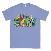 Colony Blue True Story Classic Tee - CowhideDigitalArt