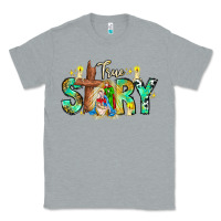 Heather Grey True Story Classic Tee - CowhideDigitalArt