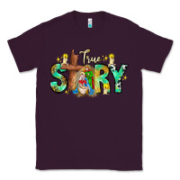Plum True Story Classic Tee - CowhideDigitalArt