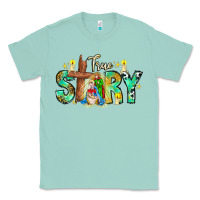 Seafoam True Story Classic Tee - CowhideDigitalArt