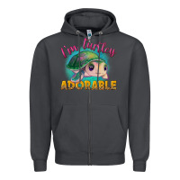 Smoke i'm turtley adorable Zipper Hoodie - NancyCooperArtShop