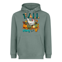 Sage Fall Vibes Chicken Heavyweight Hoodie - LillyAllenDesigns