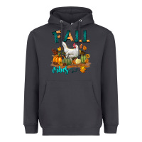 Smoke Fall Vibes Chicken Heavyweight Hoodie - LillyAllenDesigns