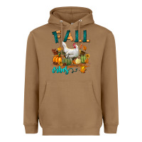 Toasted Coconut Fall Vibes Chicken Heavyweight Hoodie - LillyAllenDesigns