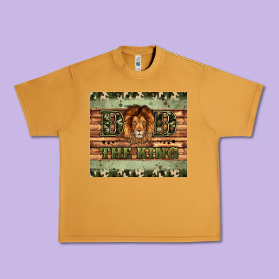 Dad The King Urban Heavy Tee Designed By Artiststas