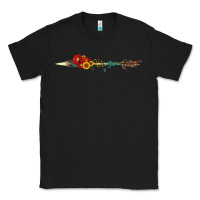 Black flowers and arrow with gemstone Classic Tee - Artiststas