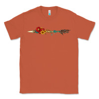 Copper flowers and arrow with gemstone Classic Tee - Artiststas