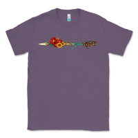 Lavender flowers and arrow with gemstone Classic Tee - Artiststas