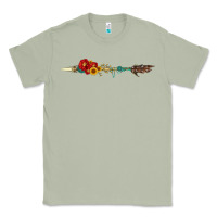 Matcha flowers and arrow with gemstone Classic Tee - Artiststas