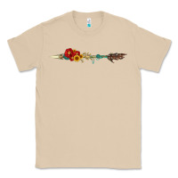 Mushroom flowers and arrow with gemstone Classic Tee - Artiststas