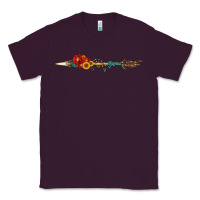 Plum flowers and arrow with gemstone Classic Tee - Artiststas