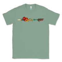 Sage flowers and arrow with gemstone Classic Tee - Artiststas