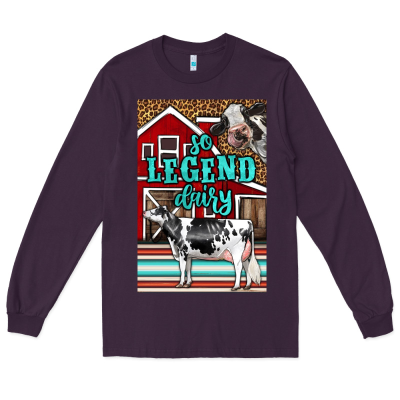 Western So Legend Dairy Holstein Cow Long Sleeve Tee by LillyAllenDesigns | Teevron