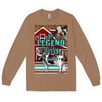 Toasted Coconut Western So Legend Dairy Holstein Cow Long Sleeve Tee - LillyAllenDesigns