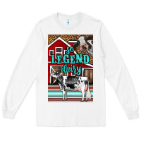 White Western So Legend Dairy Holstein Cow Long Sleeve Tee - LillyAllenDesigns