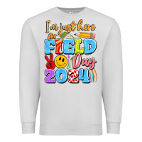 Dove Grey im just here for field day 2024 Premium Sweatshirt - Artiststas