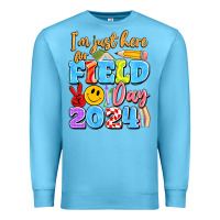 Ocean Blue im just here for field day 2024 Premium Sweatshirt - Artiststas