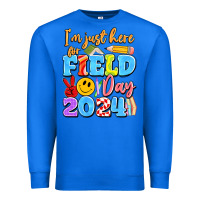 True Royal im just here for field day 2024 Premium Sweatshirt - Artiststas