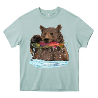 Arona mama bear haunting fish Heavy Core Tee - RanaPortraitStore