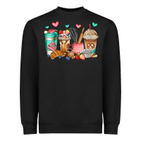 Black baking coffee cups Heavyweight Sweatshirt - Jasminsmagicworld