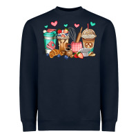 Navy baking coffee cups Heavyweight Sweatshirt - Jasminsmagicworld