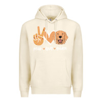 Tofu Peace Love Golden Premium Hoodie - Bettercallsaul
