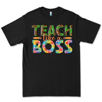 Black teach like a boss Premium Tee - texasbilliewilder