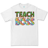 White teach like a boss Premium Tee - texasbilliewilder