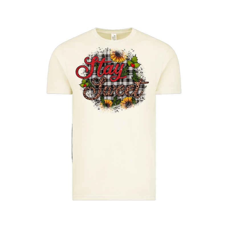Stay Sweet Wood Slice Ornament Vintage Tee by JahusDesignShop | Teevron