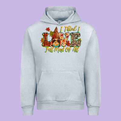 I Think I Love Fall Most Of All Urban Hoodie Designed By Cowgirlartshop