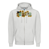 Dove Grey senior 2025 sunflowers Zipper Hoodie - NancyCooperArtShop