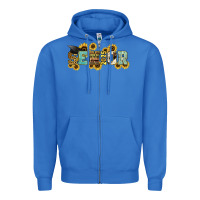 True Royal senior 2025 sunflowers Zipper Hoodie - NancyCooperArtShop