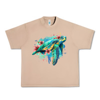 Burro floral turtle Urban Heavy Tee - Jasminsmagicworld