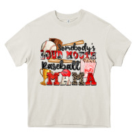 Cream somebody's loud mouth baseball mama Heavy Core Tee - Zillion Design Studio