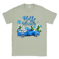 Matcha hello winter with sniwman and  truck Classic Tee - AdoDesignShop