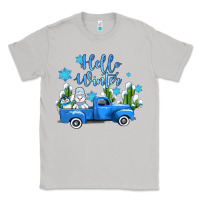 Moon Dust hello winter with sniwman and  truck Classic Tee - AdoDesignShop