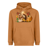 Meerkat Fall Squirrel Heavyweight Hoodie - LillyAllenDesigns