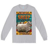 Moon Dust Western Sheep Happens Sunflowers Long Sleeve Tee - LillyAllenDesigns