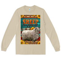 Mushroom Western Sheep Happens Sunflowers Long Sleeve Tee - LillyAllenDesigns