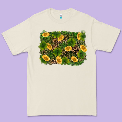 St Patricks Day Background Premium Tee Designed By Ranaportraitstore