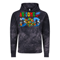 Cloud Black ausome autism dad Vintage Hoodie - AdoDesignShop