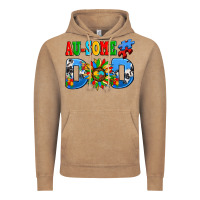 Vintage Coffee ausome autism dad Vintage Hoodie - AdoDesignShop