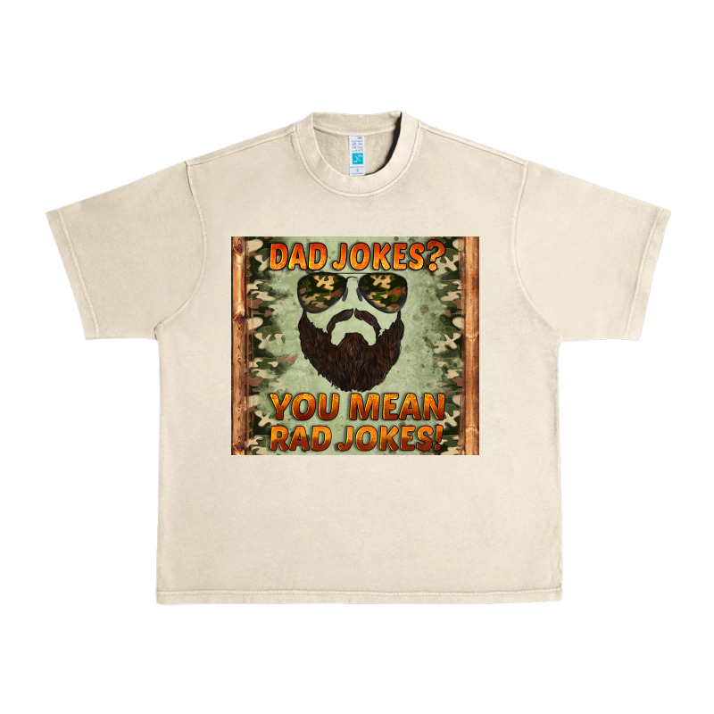 Dad Jokes You Mean Rad Jokes Urban Heavy Tee by Artiststas | Teevron