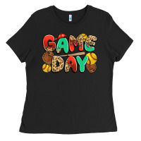 Black game day softball Ladies Tee - JahusDesignShop