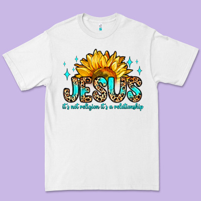 Jesus It S Not Religion It S A Relationship Premium Tee Designed By Zillion Design Studio